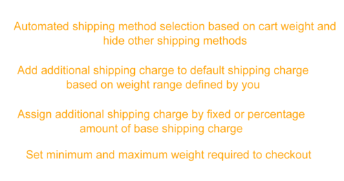 Weight Based Dynamic Shipping Charge for WooCommerce