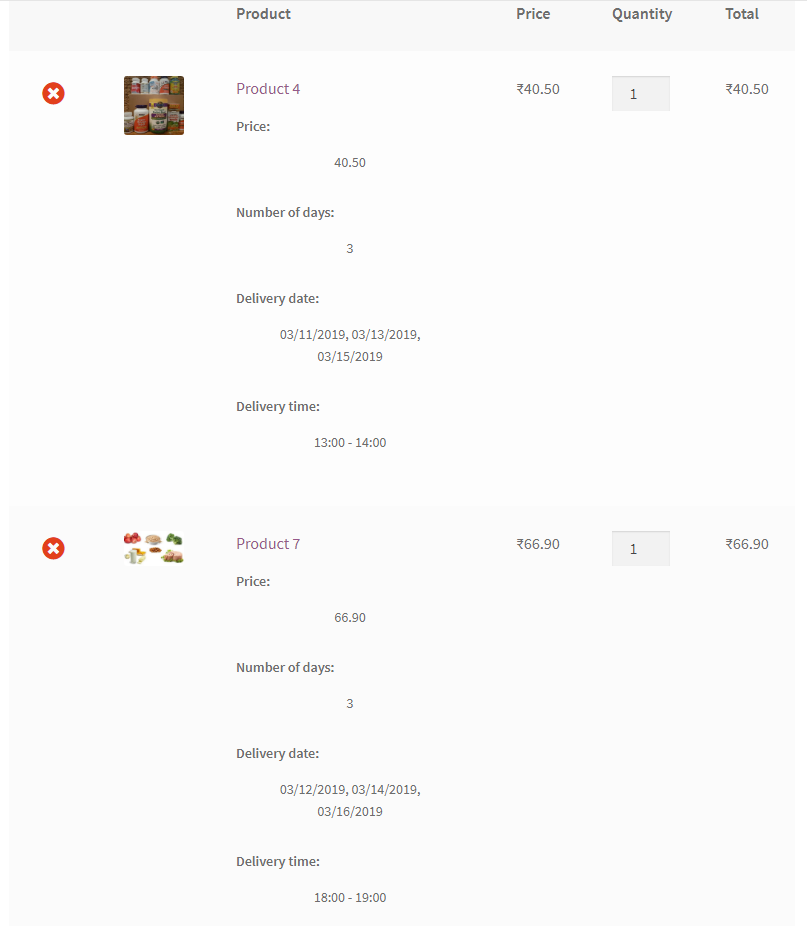 WooCommerce Product Repeat Delivery Dates - ByConsole